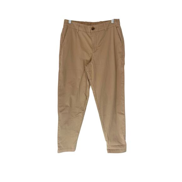 Pact Pants Women's Khaki Straight Leg Neutral Basic Casual Classic Small - Picture 1 of 12